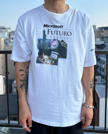 90’s「Microsoft FUTURO」USA製 企業Tシャツ