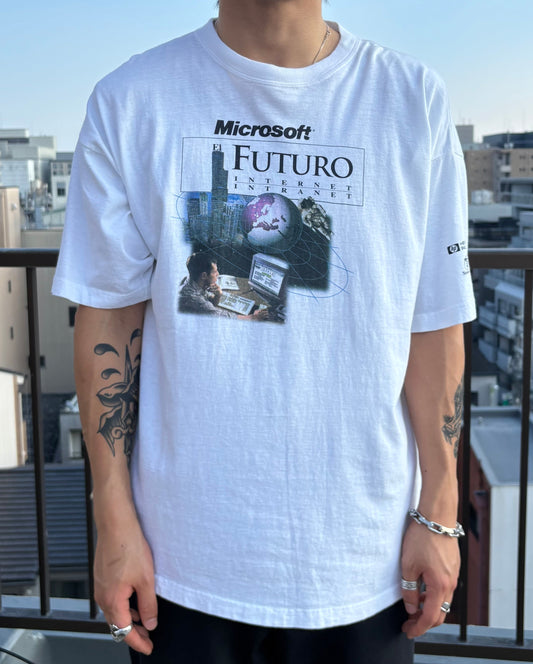 90’s「Microsoft FUTURO」USA製 企業Tシャツ