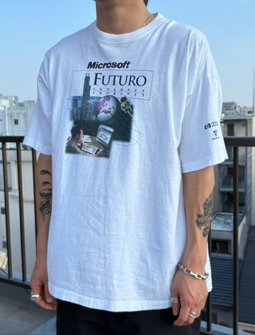 90’s「Microsoft FUTURO」USA製 企業Tシャツ