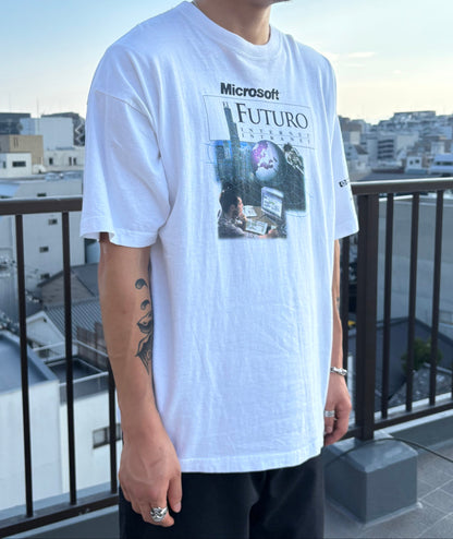 90’s「Microsoft FUTURO」USA製 企業Tシャツ