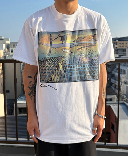 90's 「Dali Disintegration of the Persistence of Memory」アートTシャツ