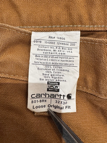 00’s carhartt 「ダブルニー」USA製　ペインターパンツ