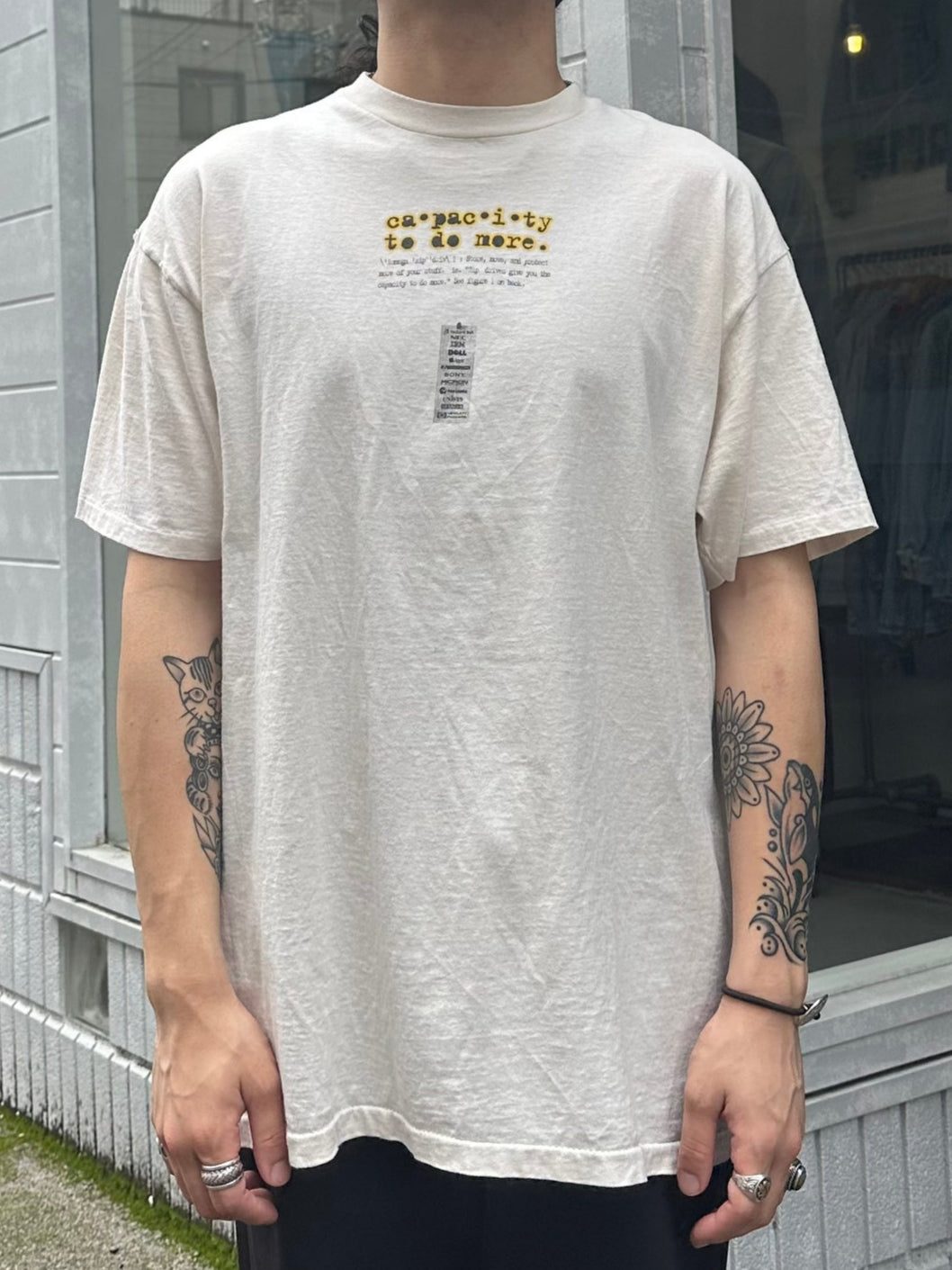 00's LOMEGA ZIP 企業Tシャツ USA製