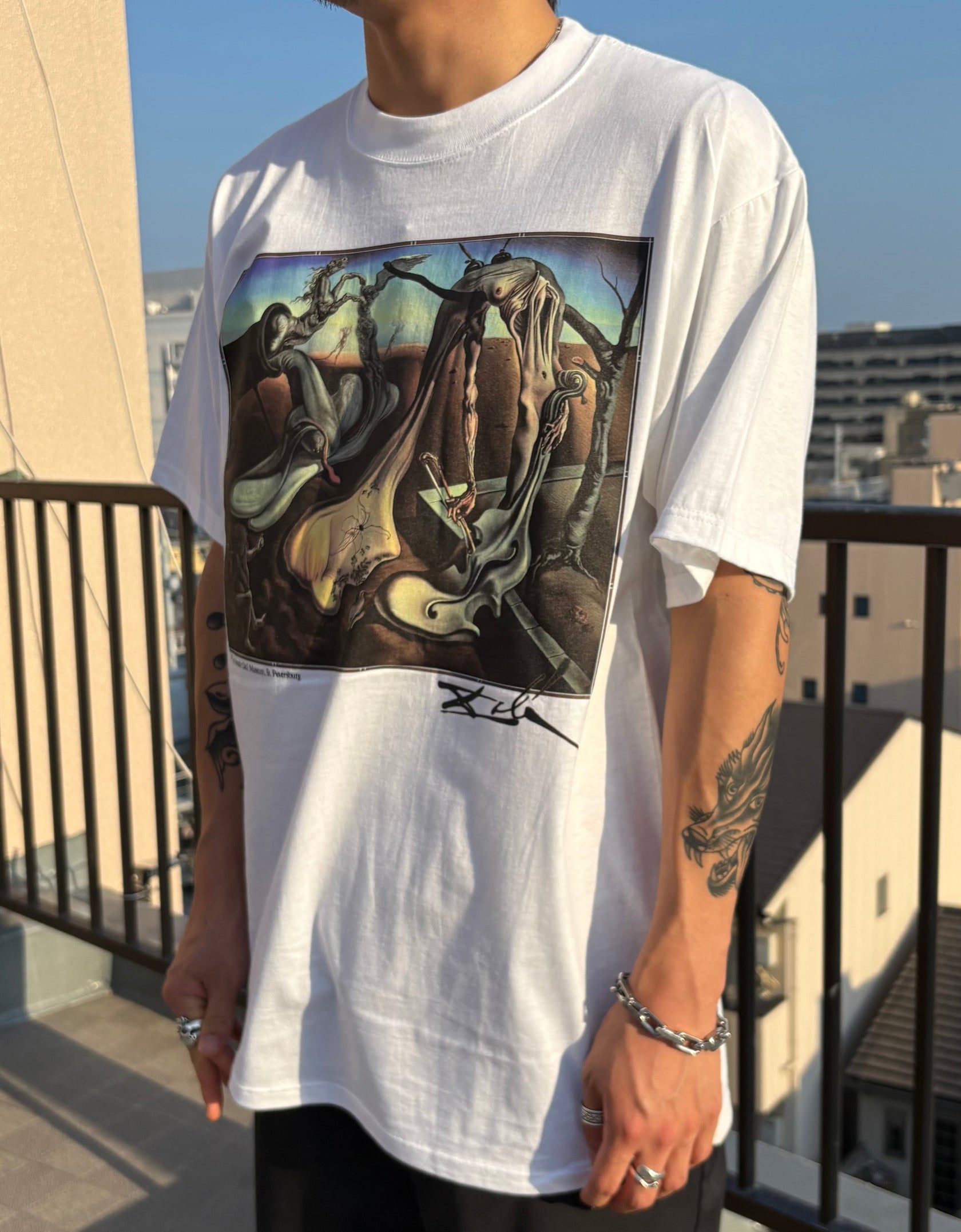 90's「Dali Night Spyder」アートTシャツ