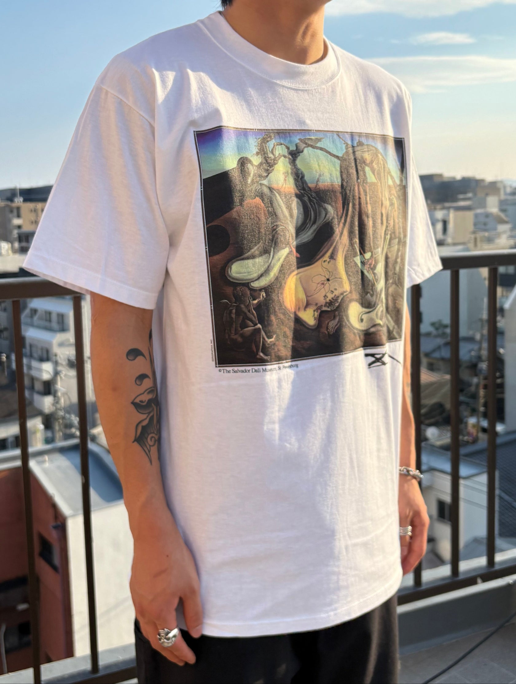 90's「Dali Night Spyder」アートTシャツ