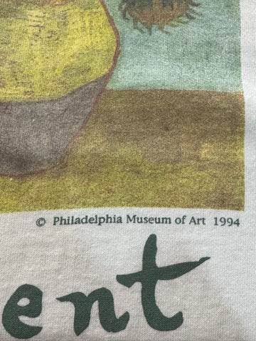90's VINCENT WILLEM VAN GOGH 「ひまわり」 USA製 アートTシャツ
