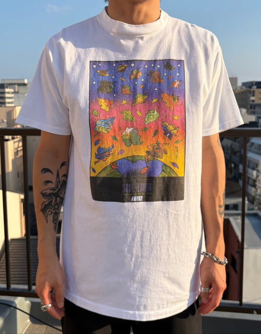 90's「Save The Earth 」USA製 アートTシャツ