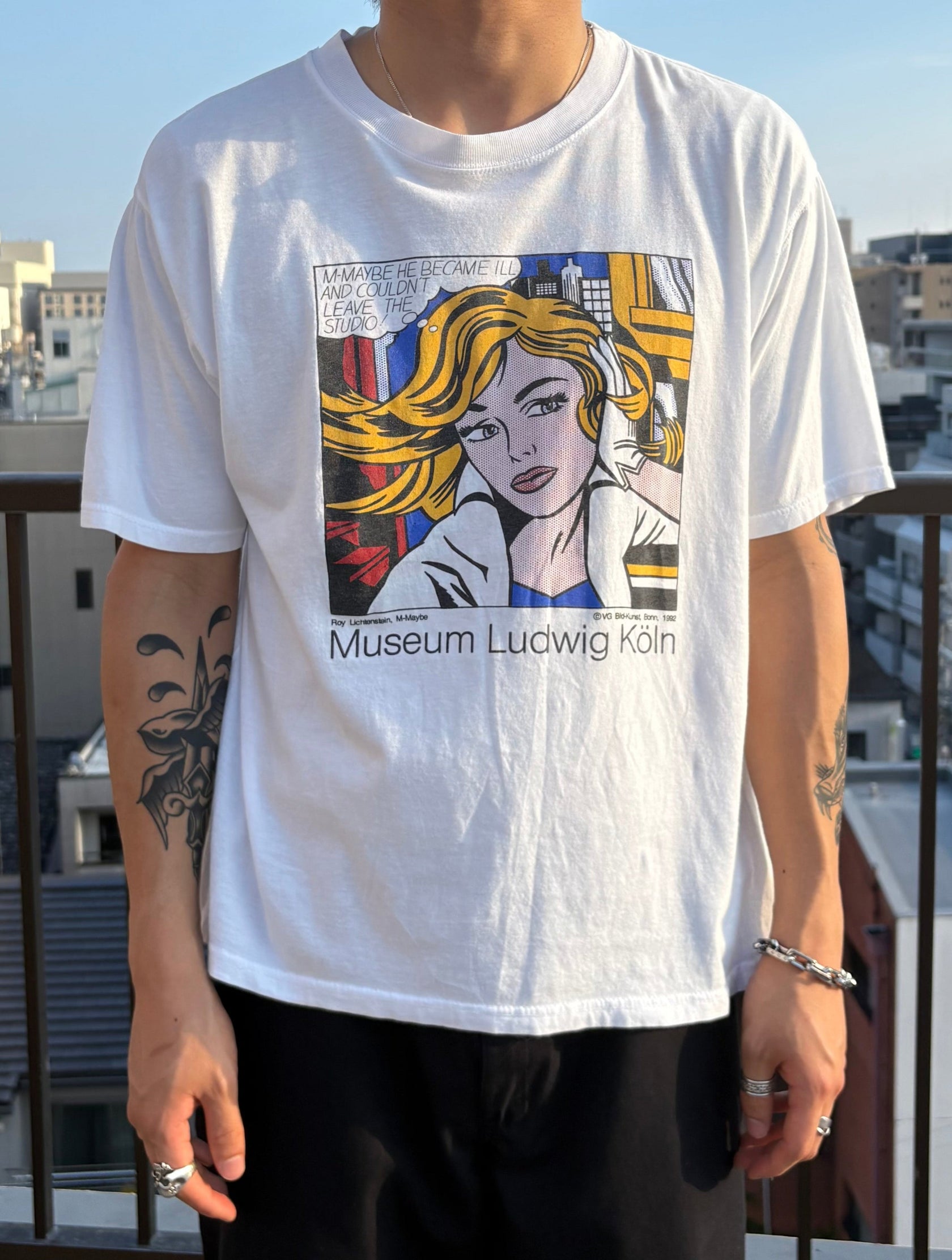 90's「M.Maybe」ホワイトTシャツ