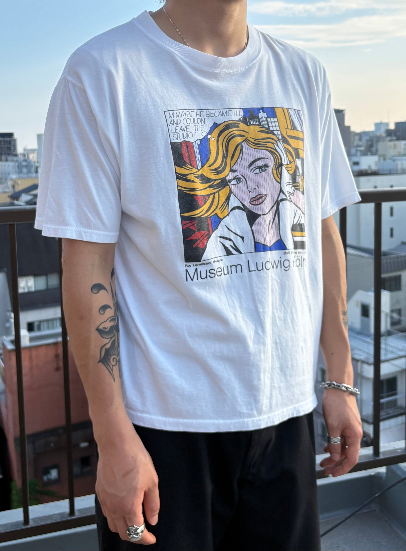 90's「M.Maybe」ホワイトTシャツ