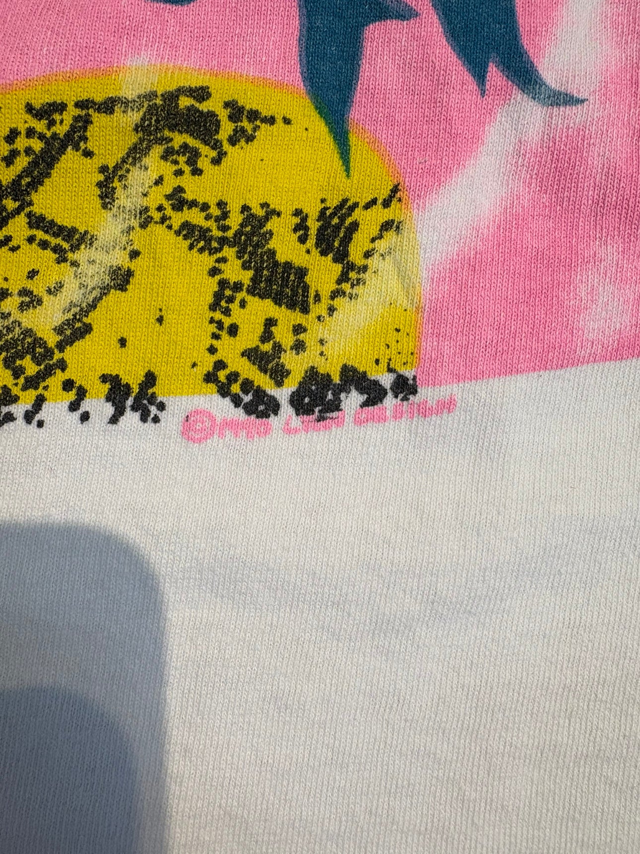 90's「ANDY WARHOL STYLYE POP ART」USA製 ホワイトTシャツ