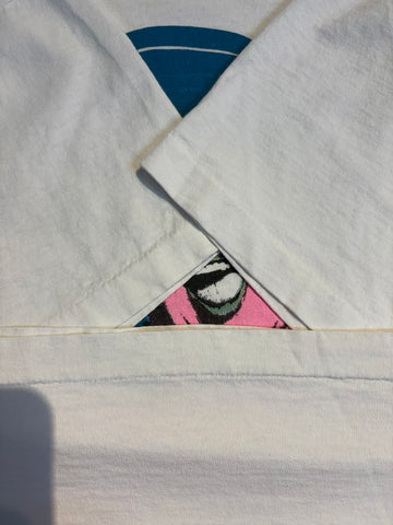 90's「ANDY WARHOL STYLYE POP ART」USA製 ホワイトTシャツ