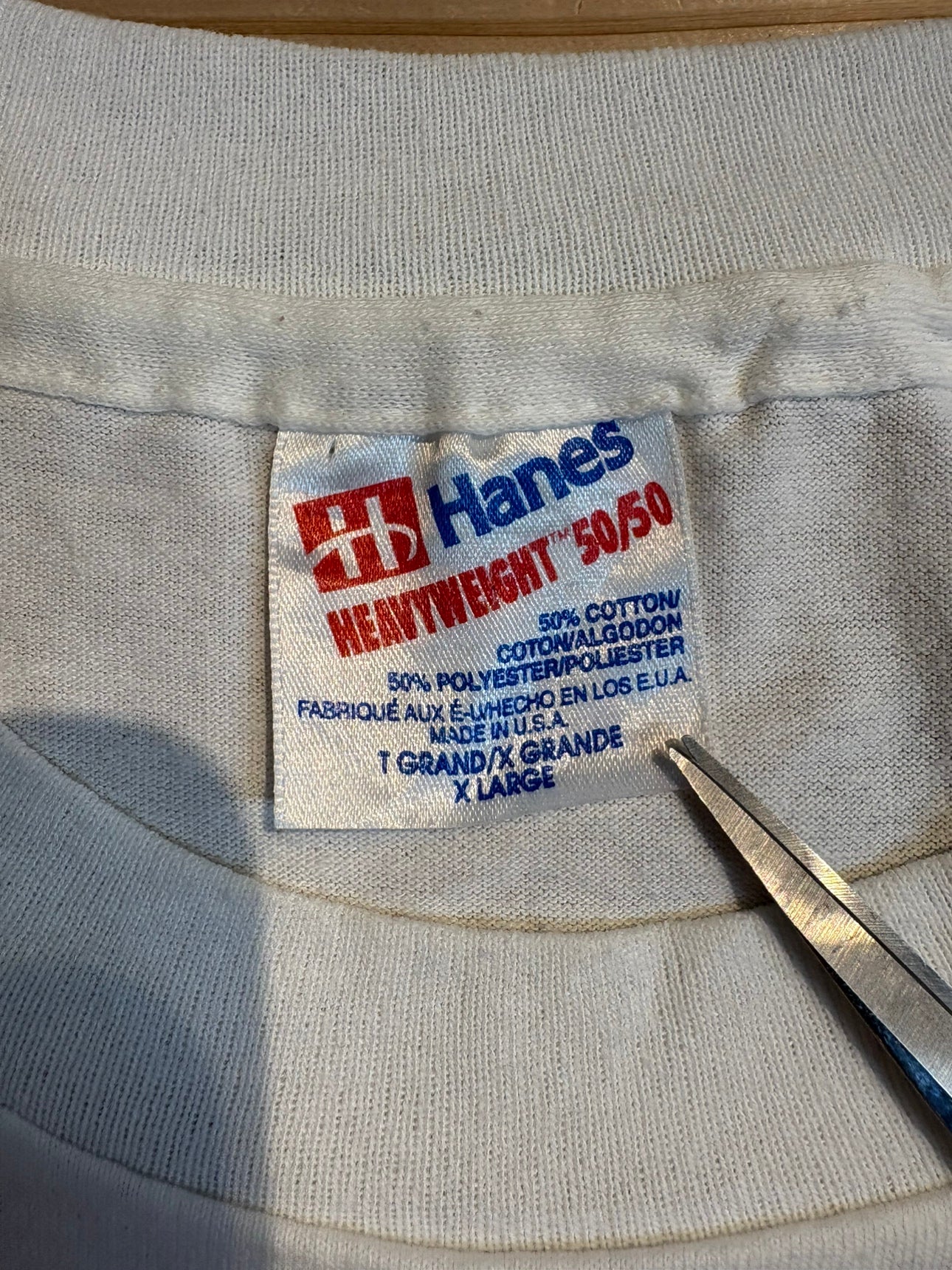90's「HOPPY BREWER」USA製 ホワイトTシャツ