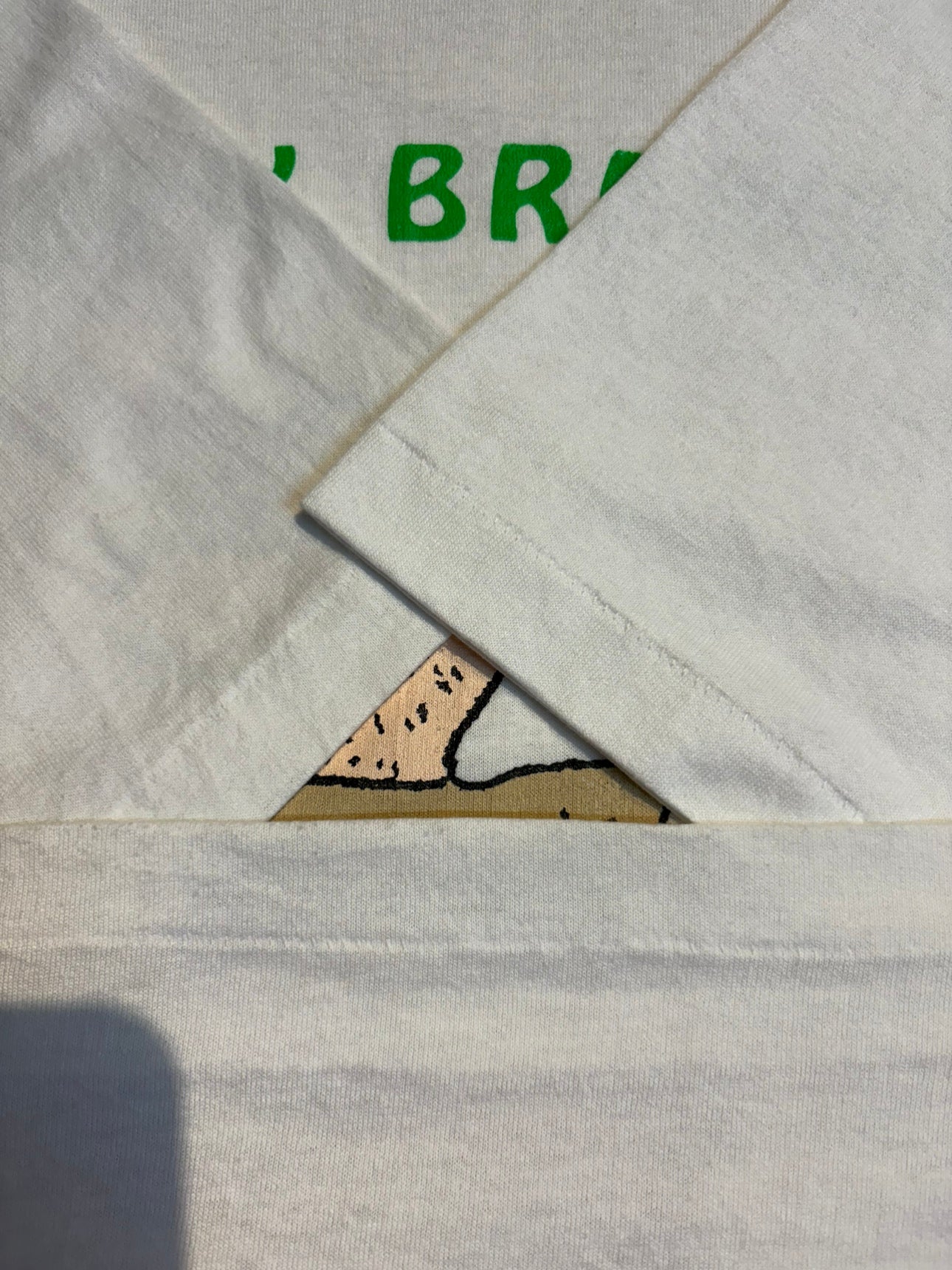 90's「HOPPY BREWER」USA製 ホワイトTシャツ