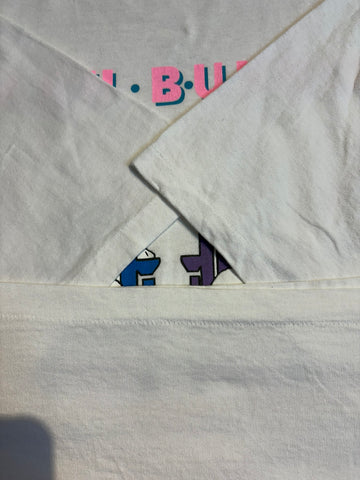 90's「BEACH BUNNIES」USA製 ホワイトTシャツ