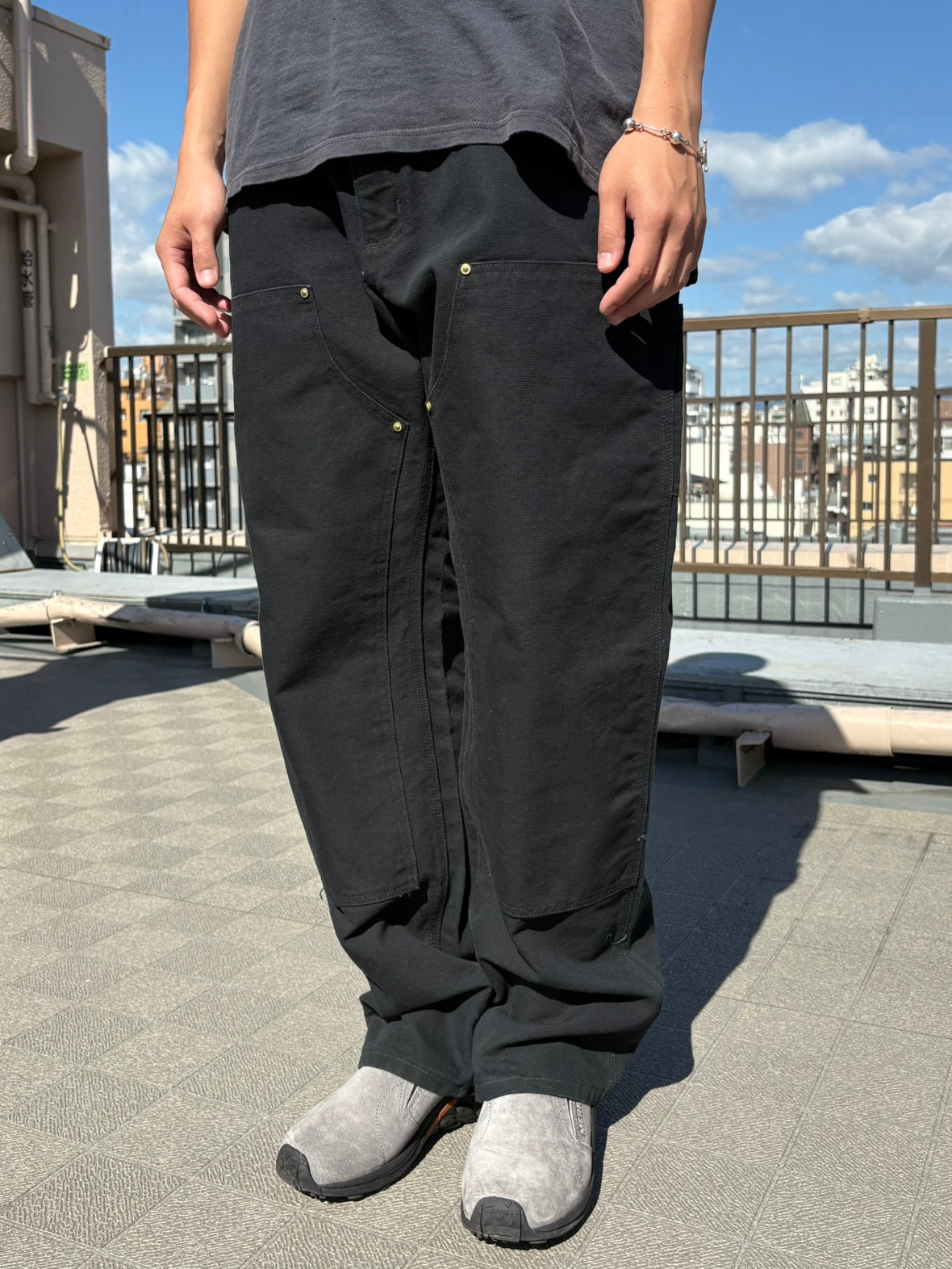 00's CARHART「DOUBLE NKEE PANT」ワークパンツ　