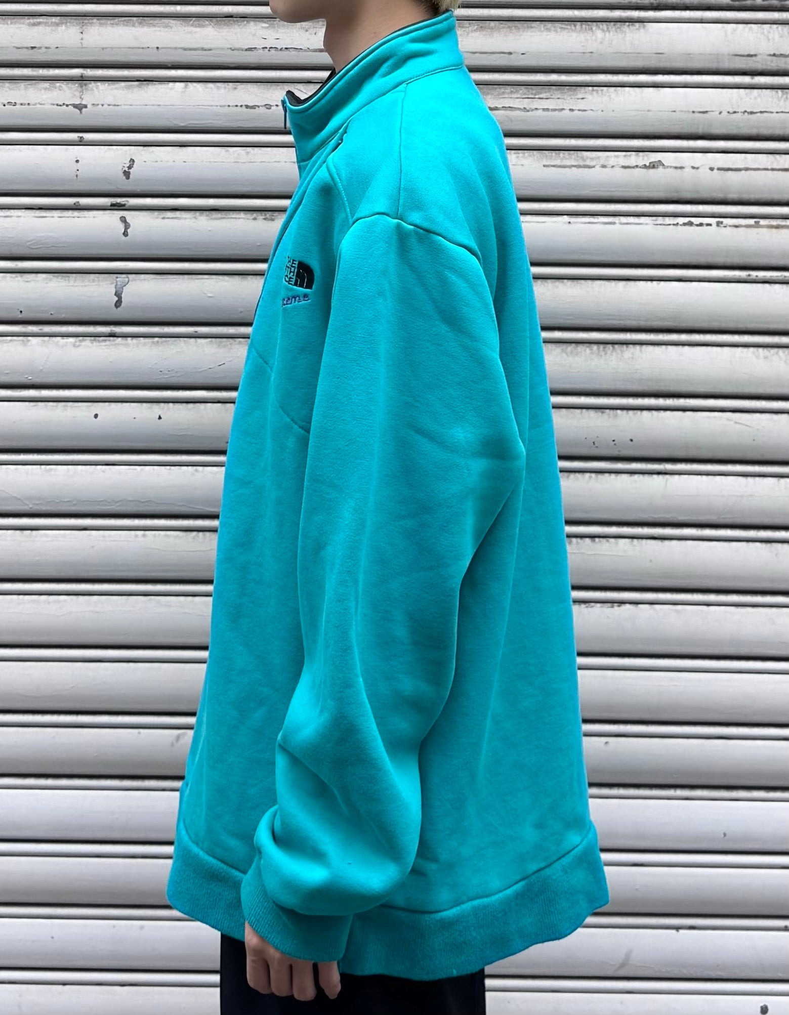 00's THE NORTH FACE ハーフジップスウェットプルオーバー