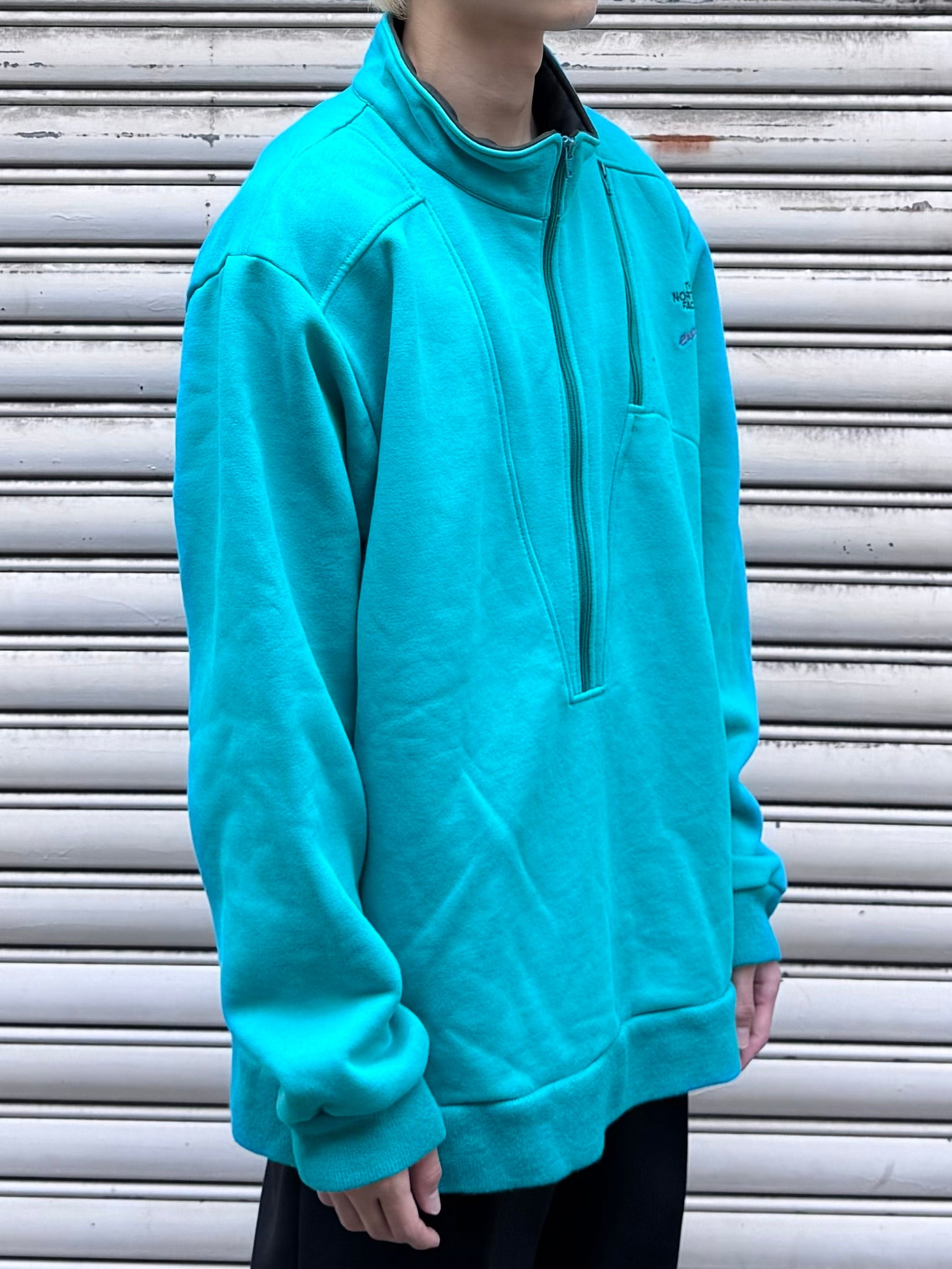00's THE NORTH FACE ハーフジップスウェットプルオーバー