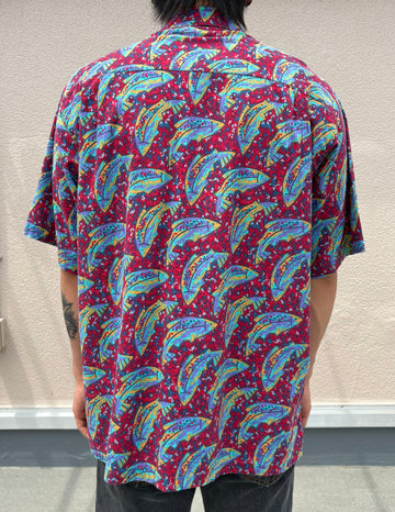 90's PATAGONIA「A/C Shirt "Fish"」アロハシャツ