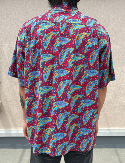 90's PATAGONIA「A/C Shirt "Fish"」アロハシャツ