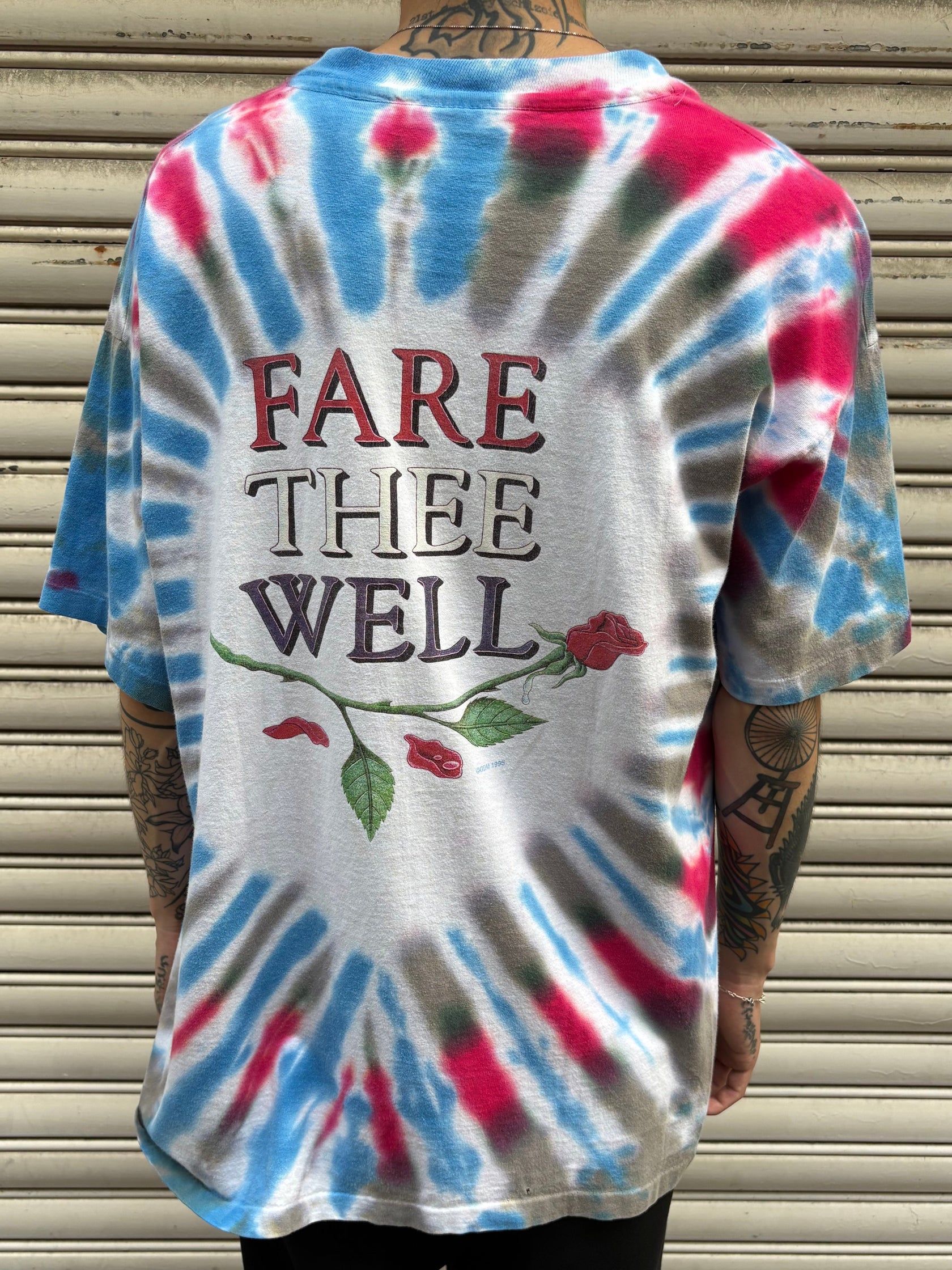 90’s GRATEHUL DEAD 「Fare Thee Well」タイダイバンドTシャツ
