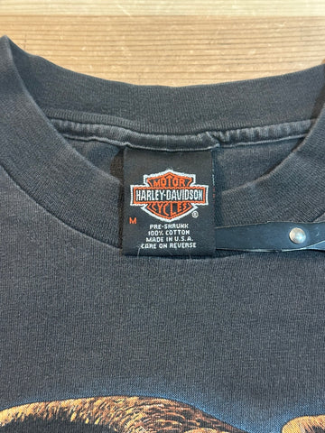 90's HARLEY-DAVIDSON 「ONE WITH THE WIND」USA製 ハーレーTシャツ