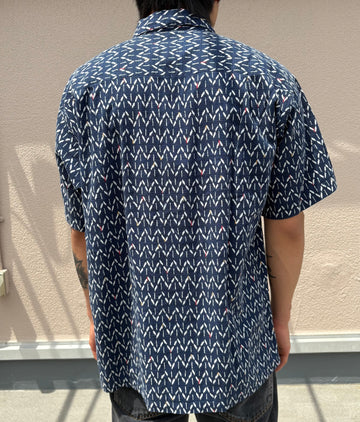 00's PATAGONIA「KASURI Japanese pattern A/C Shirt」半袖シャツ