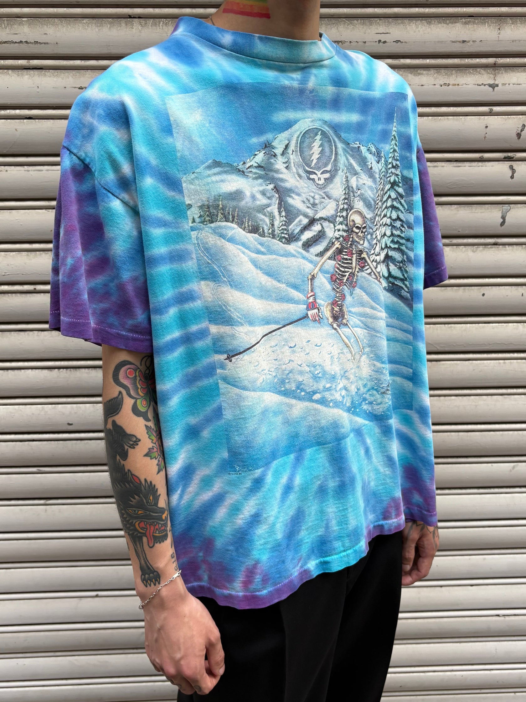 90’s GRATEHUL DEAD「Final Lineup」タイダイバンドTシャツ