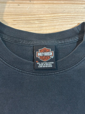 00's HARLEY-DAVIDSON 「Fire Pattern」ハーレーTシャツ