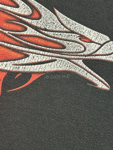 00's HARLEY-DAVIDSON 「Fire Pattern」ハーレーTシャツ