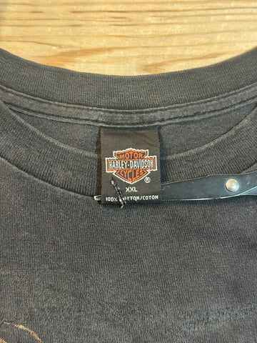 00's HARLEY-DAVIDSON「Eagle vs Dragon」USA製 ハーレーTシャツ