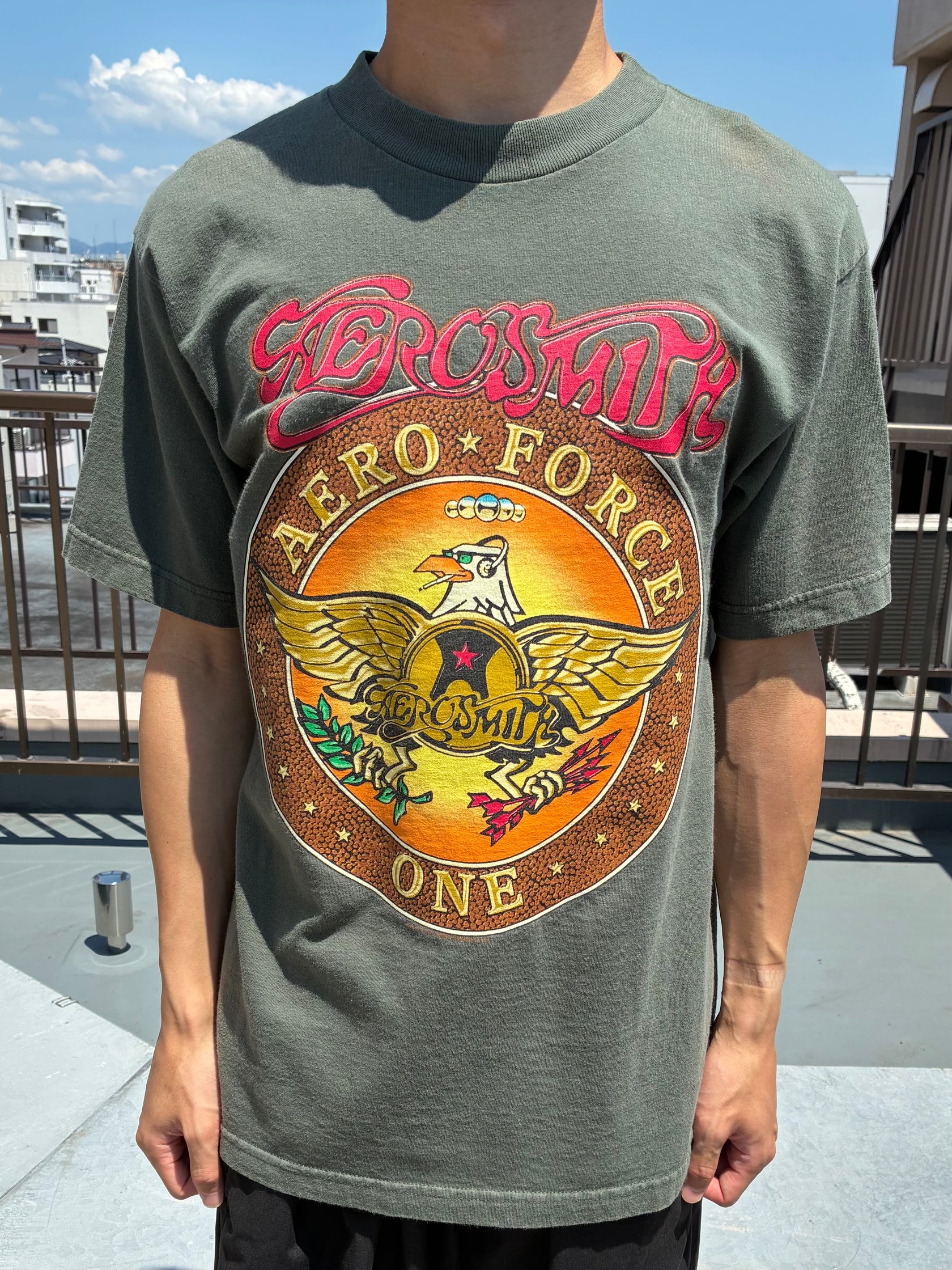90's AERO SMITH 「Nothing Can stop This Rock Word Tour」バンドTシャツ
