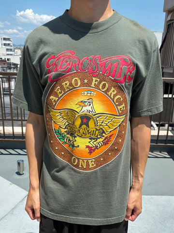 90's AERO SMITH 「Nothing Can stop This Rock Word Tour」バンドTシャツ