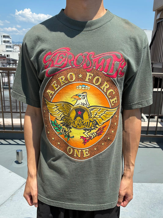90's AERO SMITH 「Nothing Can stop This Rock Word Tour」バンドTシャツ