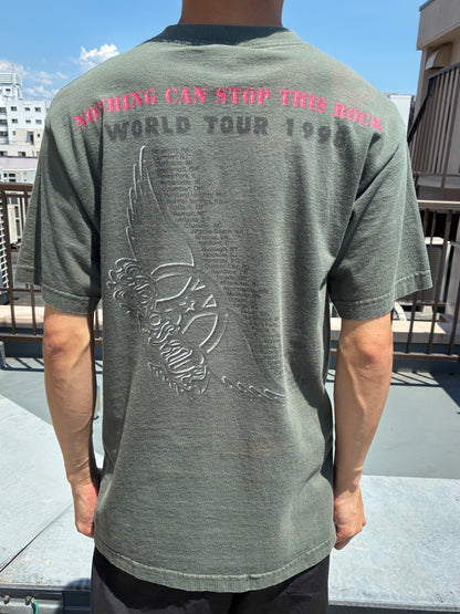 90's AERO SMITH 「Nothing Can stop This Rock Word Tour」バンドTシャツ