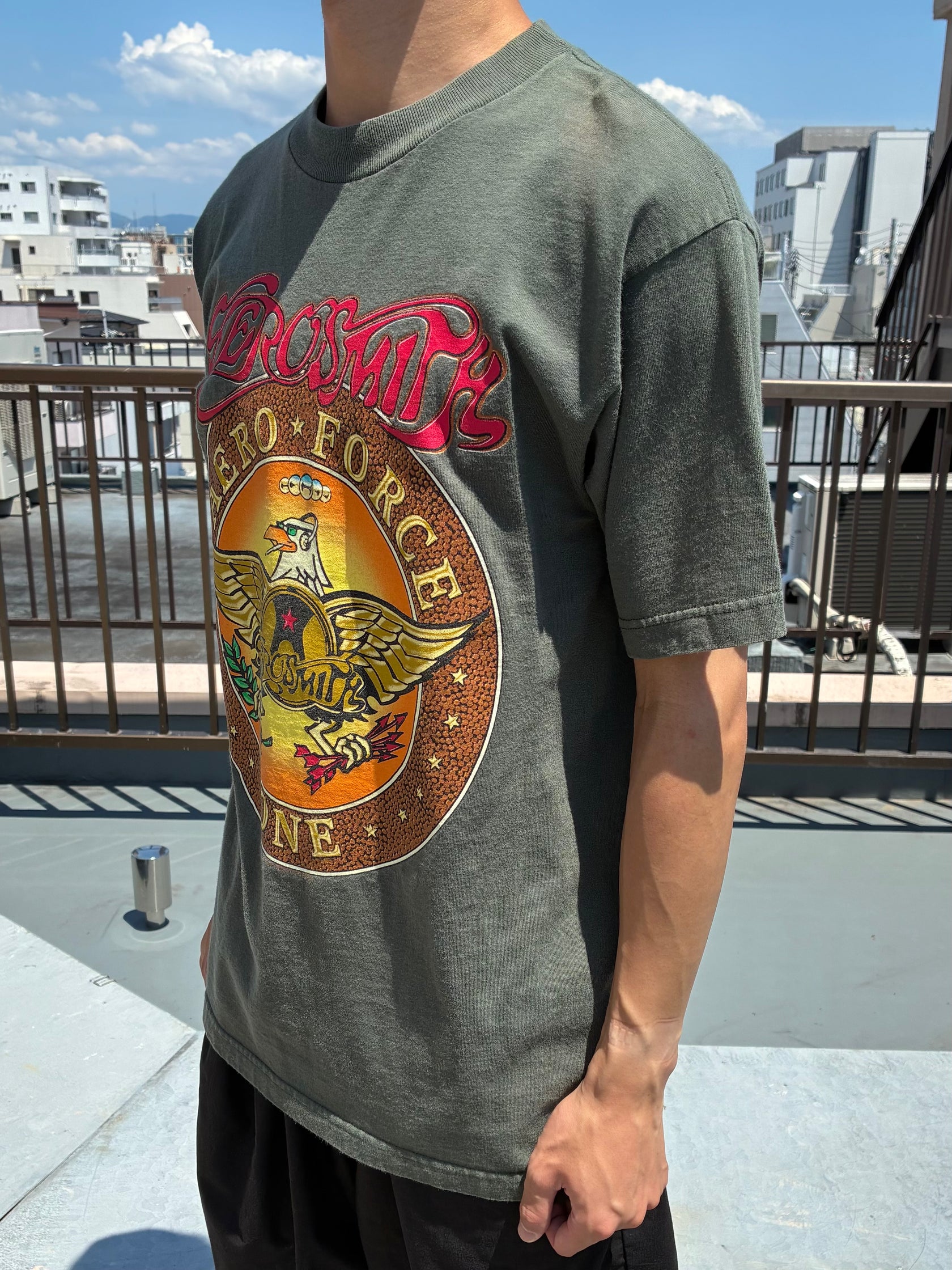 90's AERO SMITH 「Nothing Can stop This Rock Word Tour」バンドTシャツ
