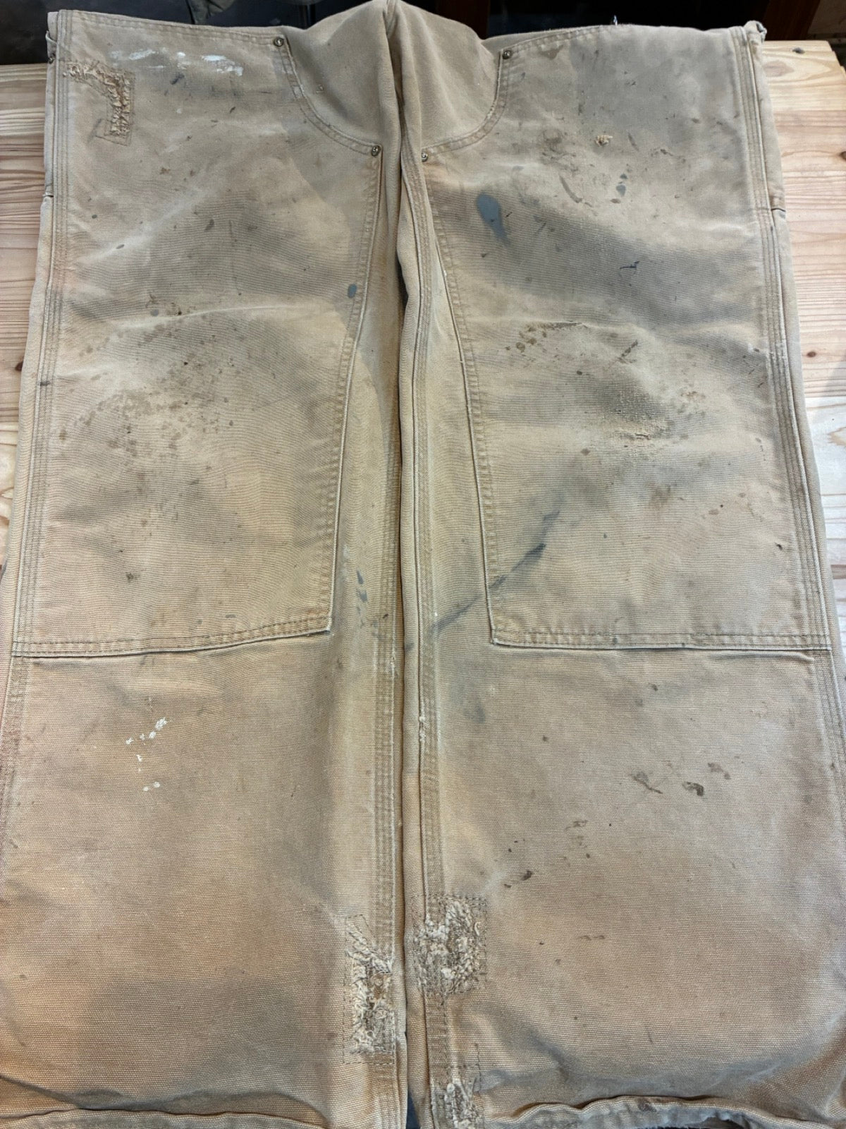 00's CARHARTT「DOUBLE NKEE」USA製 ダックペインターパンツ