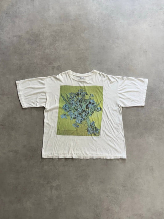 90's VINCENT VAN GOGH「IRIS」アートTシャツ