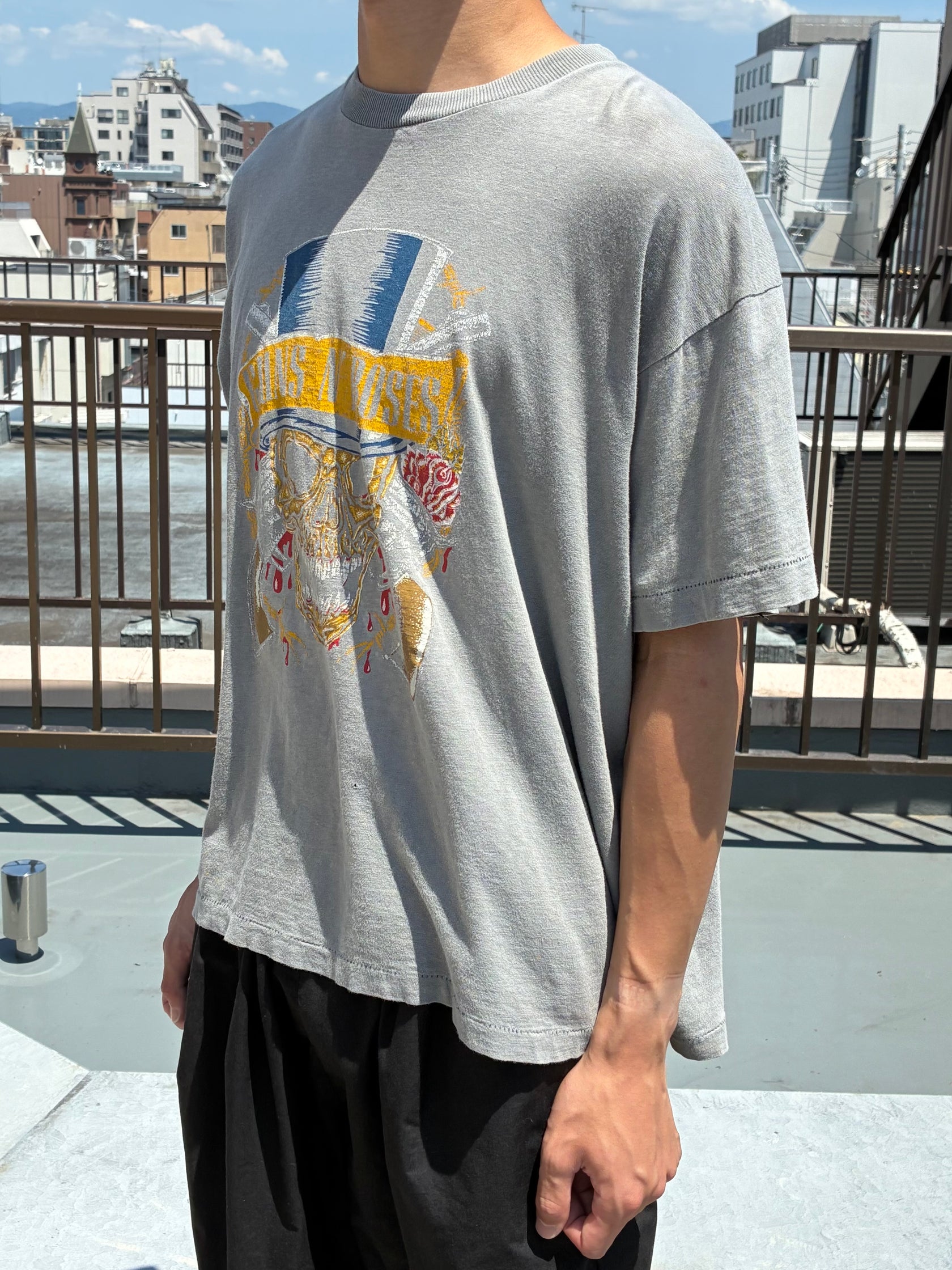 00's　GUNS N’ ROSES 「Scull」バンドTシャツ