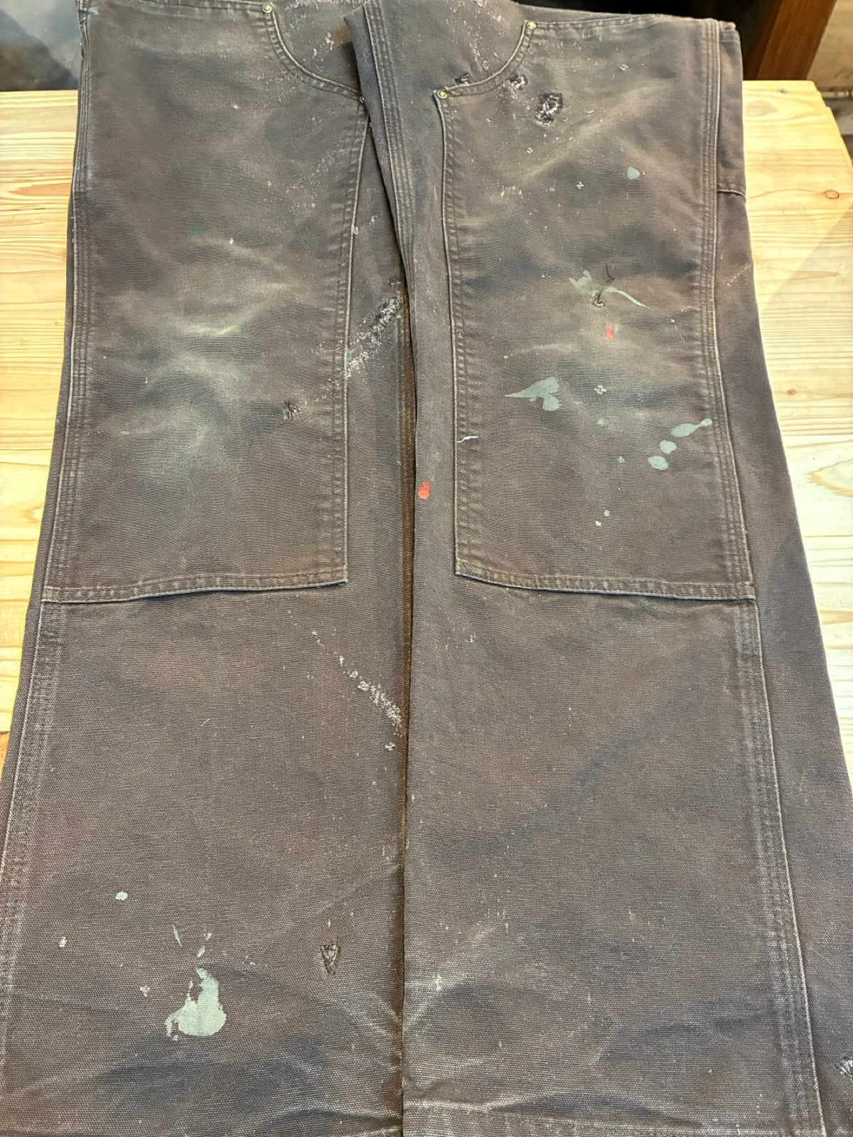 00's CARHARTT「DOUBLE NKEE」ダックペインターパンツ