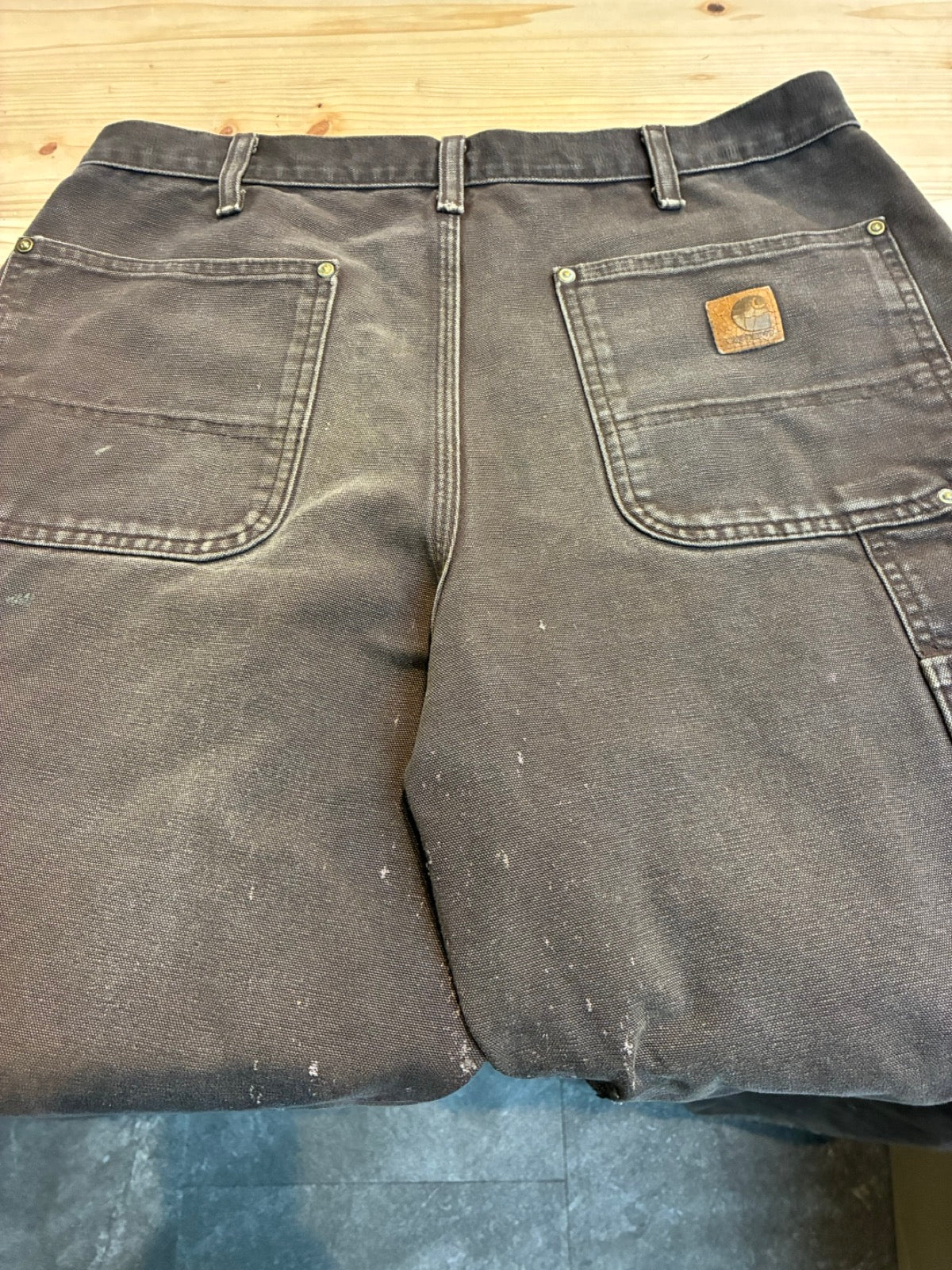 00's CARHARTT「DOUBLE NKEE」ダックペインターパンツ