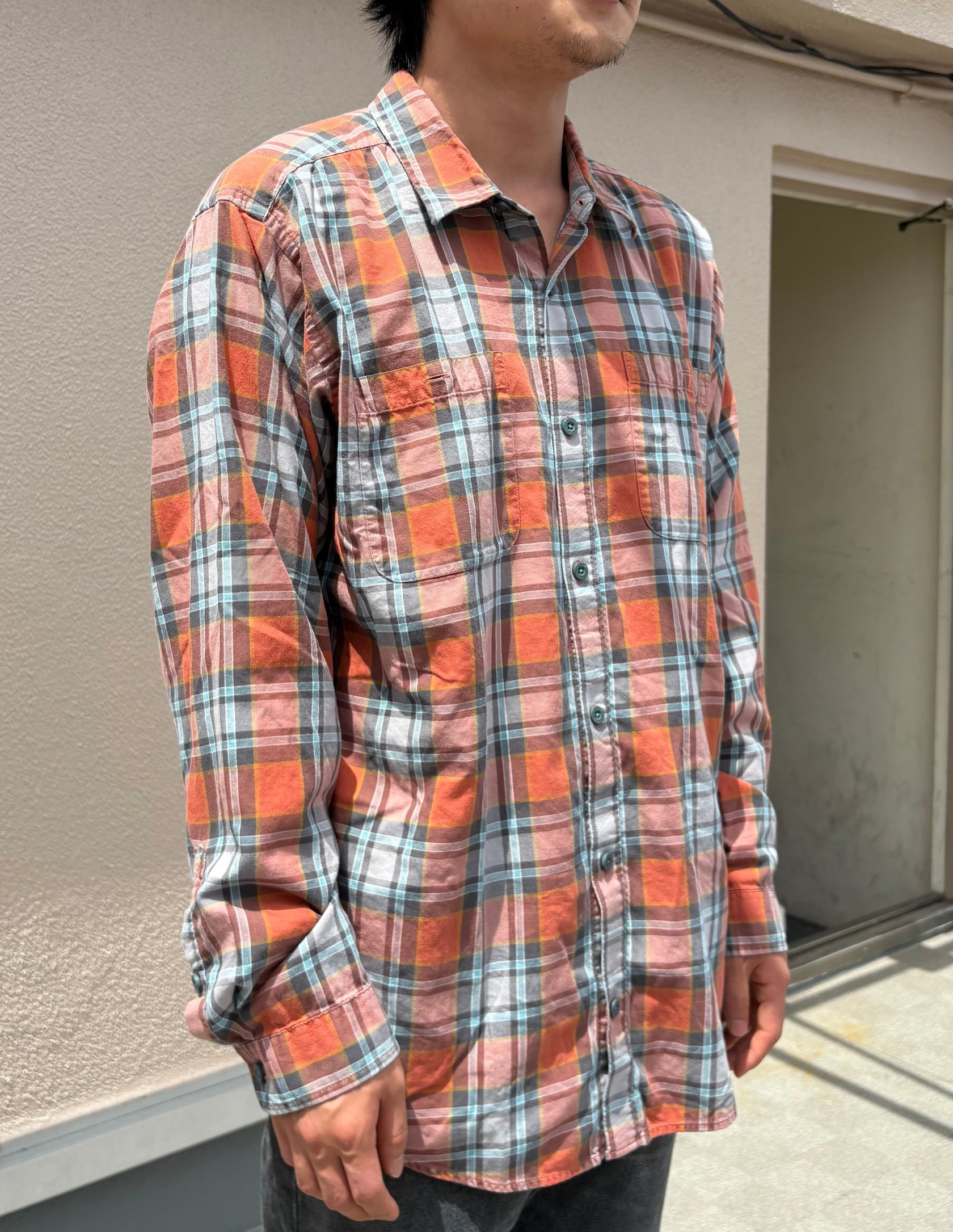 00's PATAGONIA「Organic Cotton Check Shirt」長袖シャツ