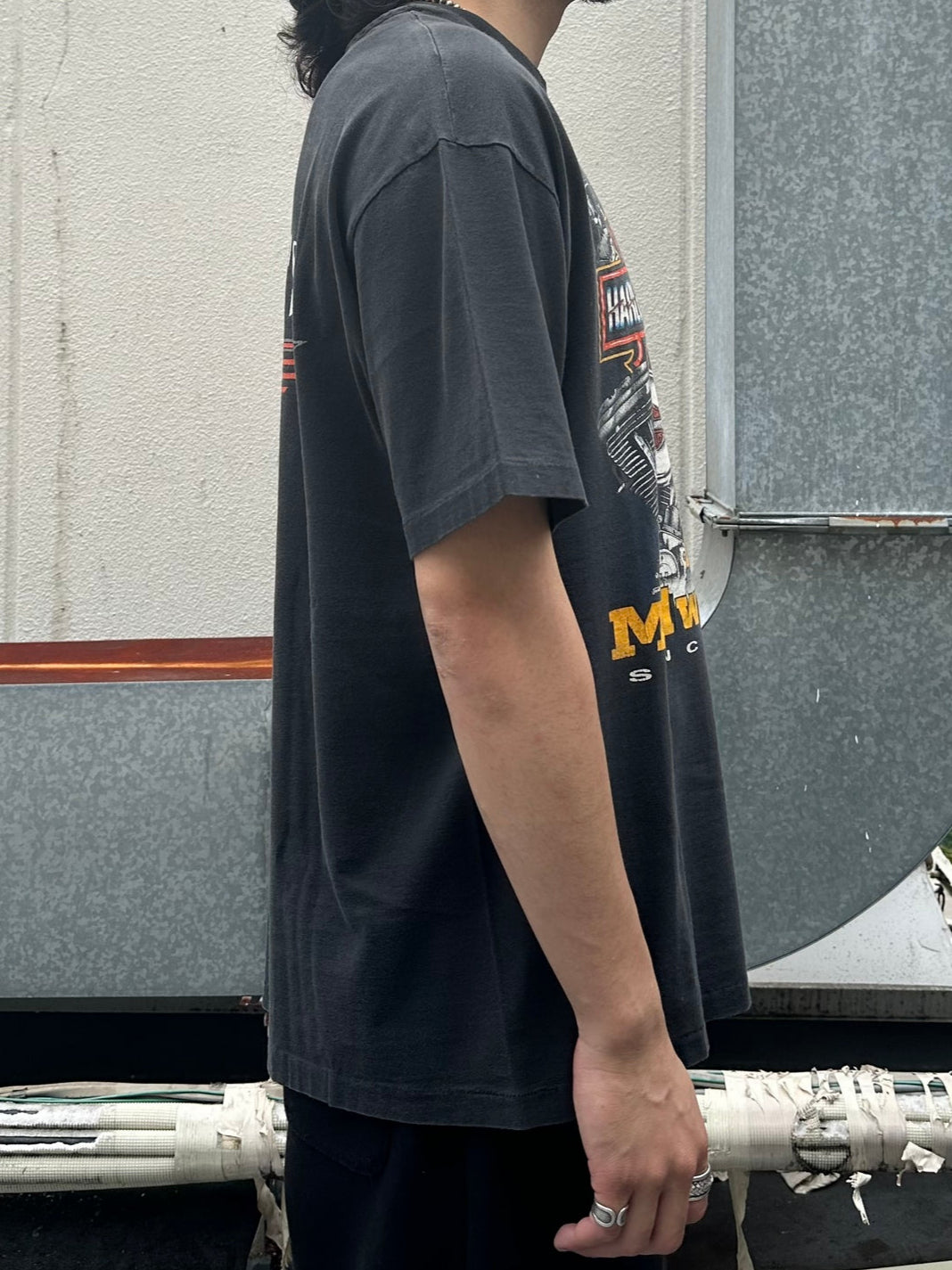 90's HARLEY-DAVIDSON「Twin Engine」ハーレーTシャツ