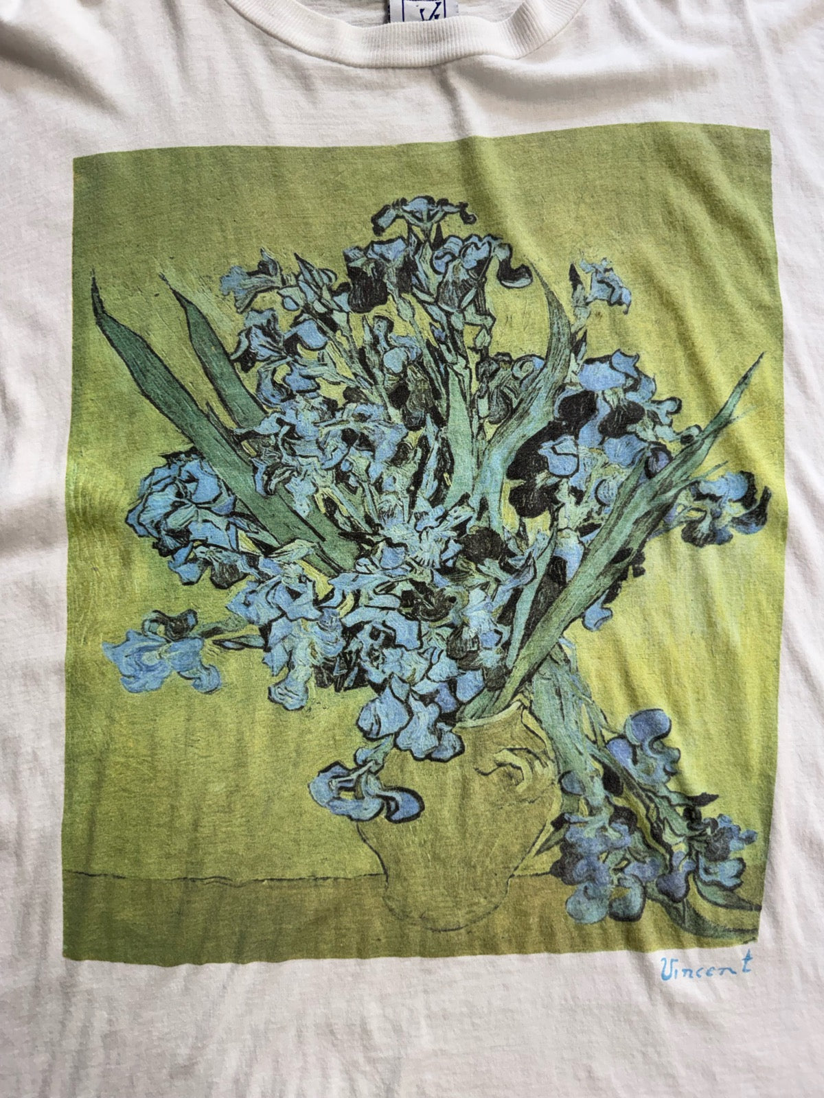 90's VINCENT VAN GOGH「IRIS」アートTシャツ