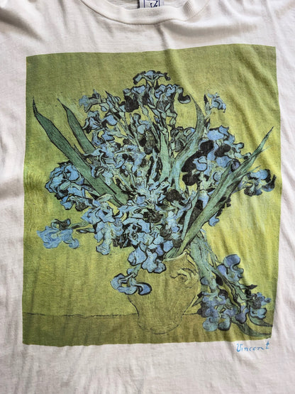 90's VINCENT VAN GOGH「IRIS」アートTシャツ