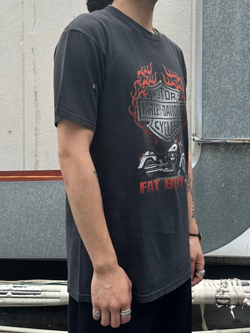 00's HARLEY-DAVIDSON「FAT BOY」USA製 ハーレーTシャツ