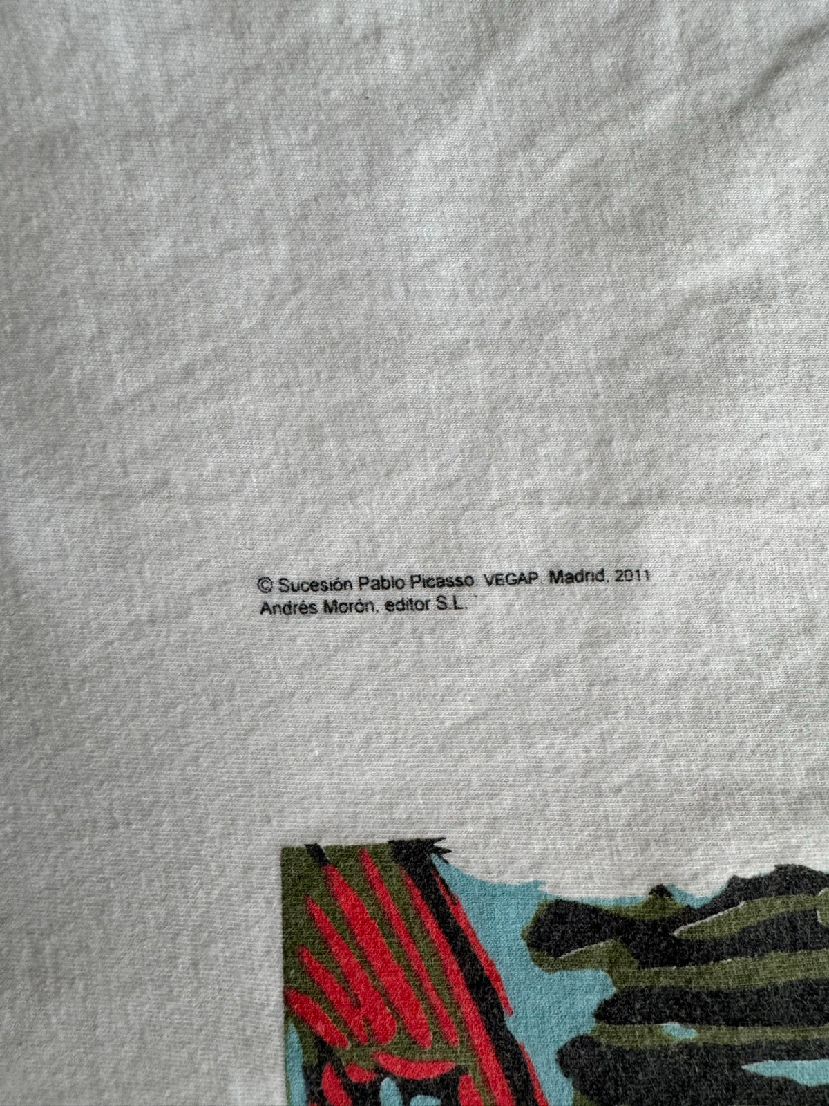 90's~00's PICASSO「帽子を被った女の胸像」アートTシャツ