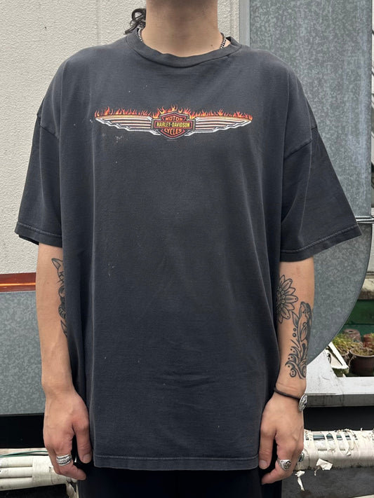 00' sHARLEY-DAVIDSON 「New Orleans」USA製 ハーレーＴシャツ