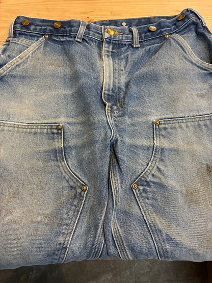 00's CARHARTT「DOUBLE NKEE」デニムペインターパンツ