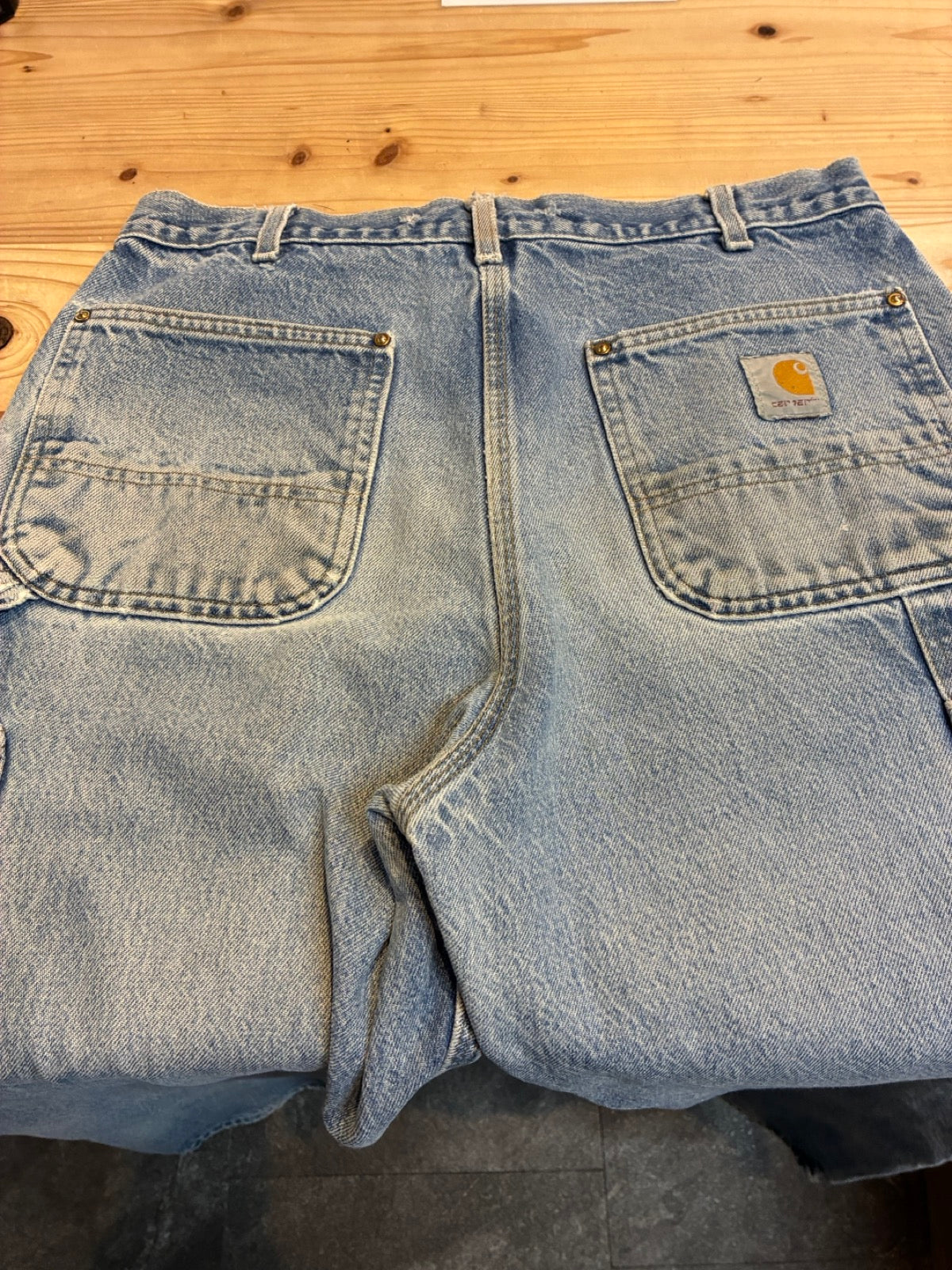 00's CARHARTT「DOUBLE NKEE」USA製 デニムペインターパンツ – FUJI