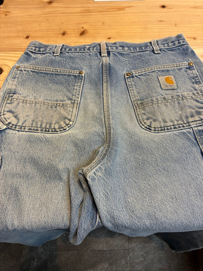 00's CARHARTT「DOUBLE NKEE」USA製 デニムペインターパンツ